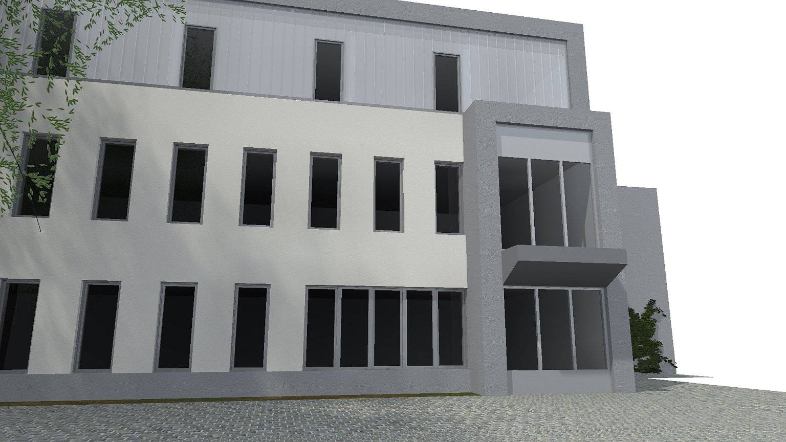 polyfunkční objekt, studie, architekt, liberec, vít lopatovský, projekt, dopravní uzel, návrh budovy