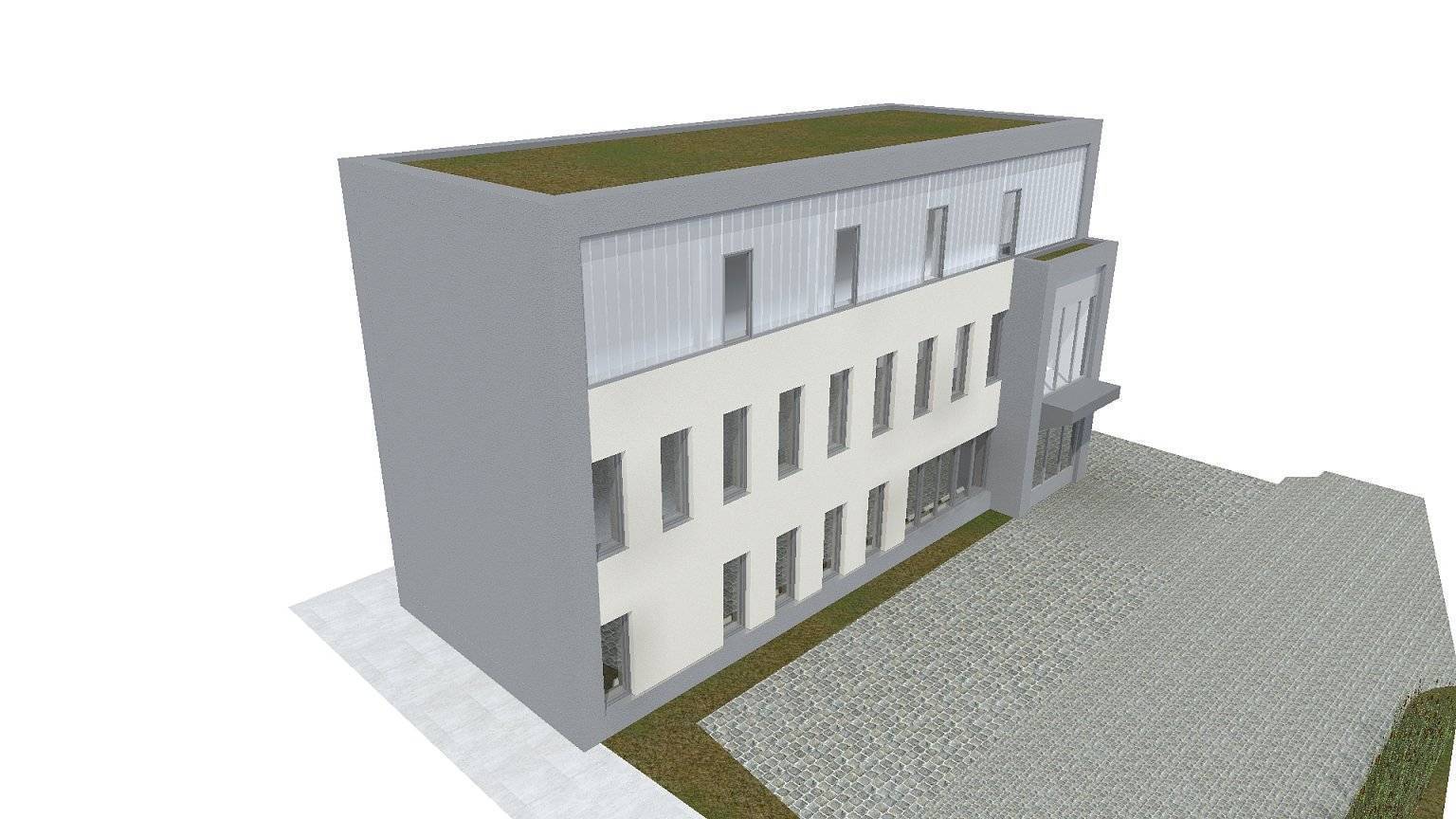 polyfunkční objekt, studie, architekt, liberec, vít lopatovský, projekt, dopravní uzel, návrh budovy