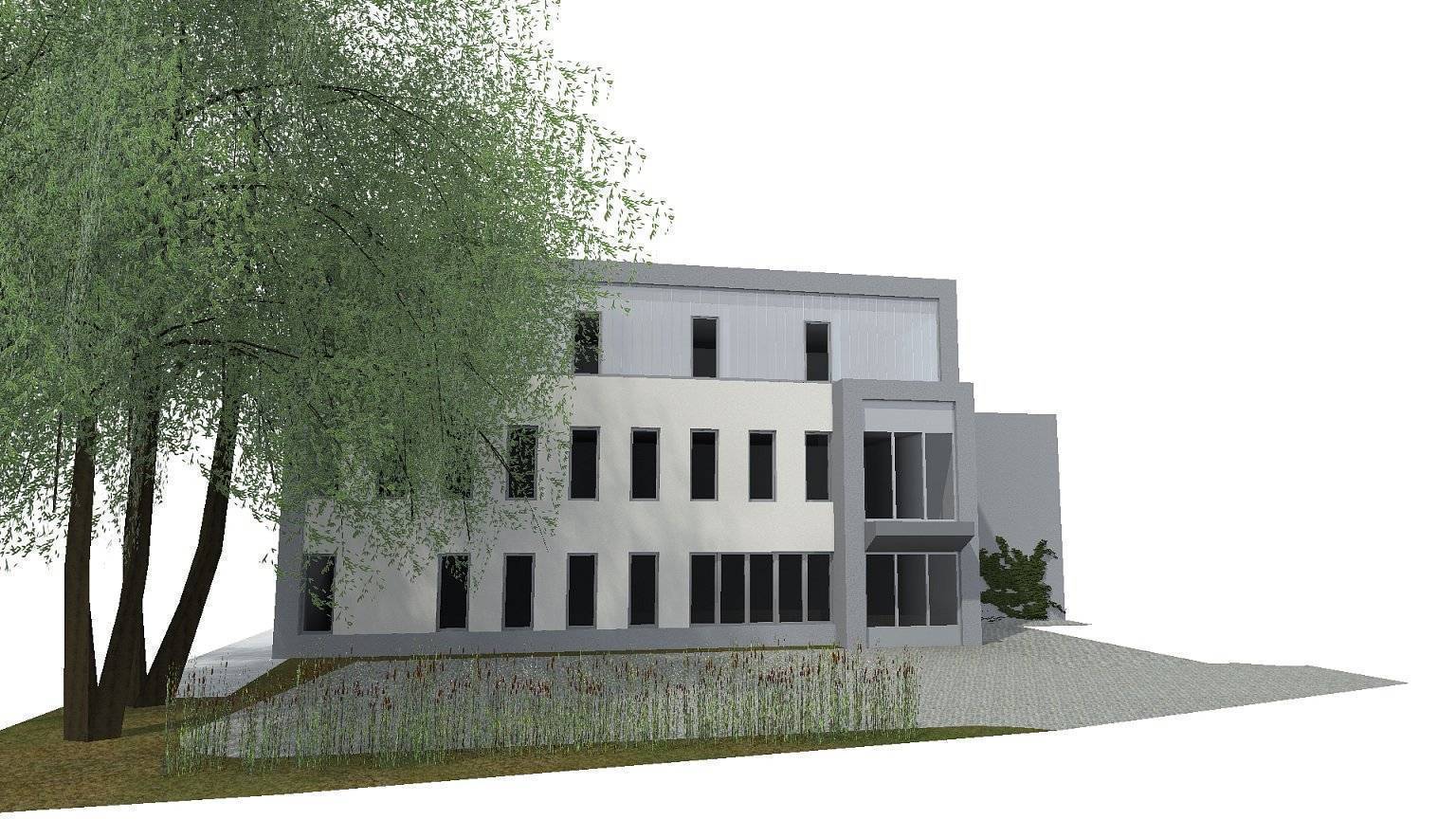 polyfunkční objekt, studie, architekt, liberec, vít lopatovský, projekt, dopravní uzel, návrh budovy
