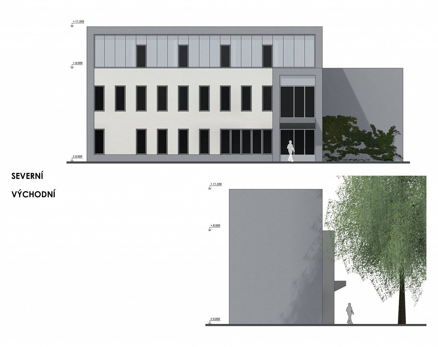 polyfunkční objekt, studie, architekt, liberec, vít lopatovský, projekt, dopravní uzel, návrh budovy