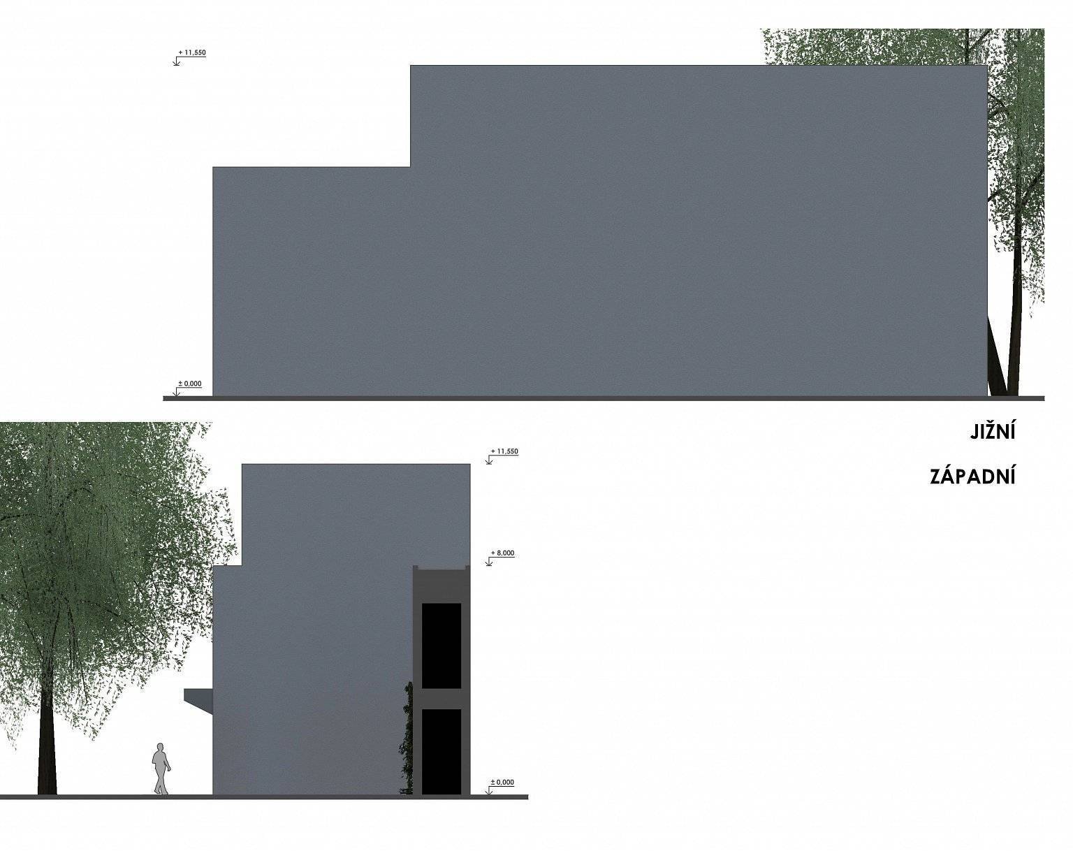 polyfunkční objekt, studie, architekt, liberec, vít lopatovský, projekt, dopravní uzel, návrh budovy