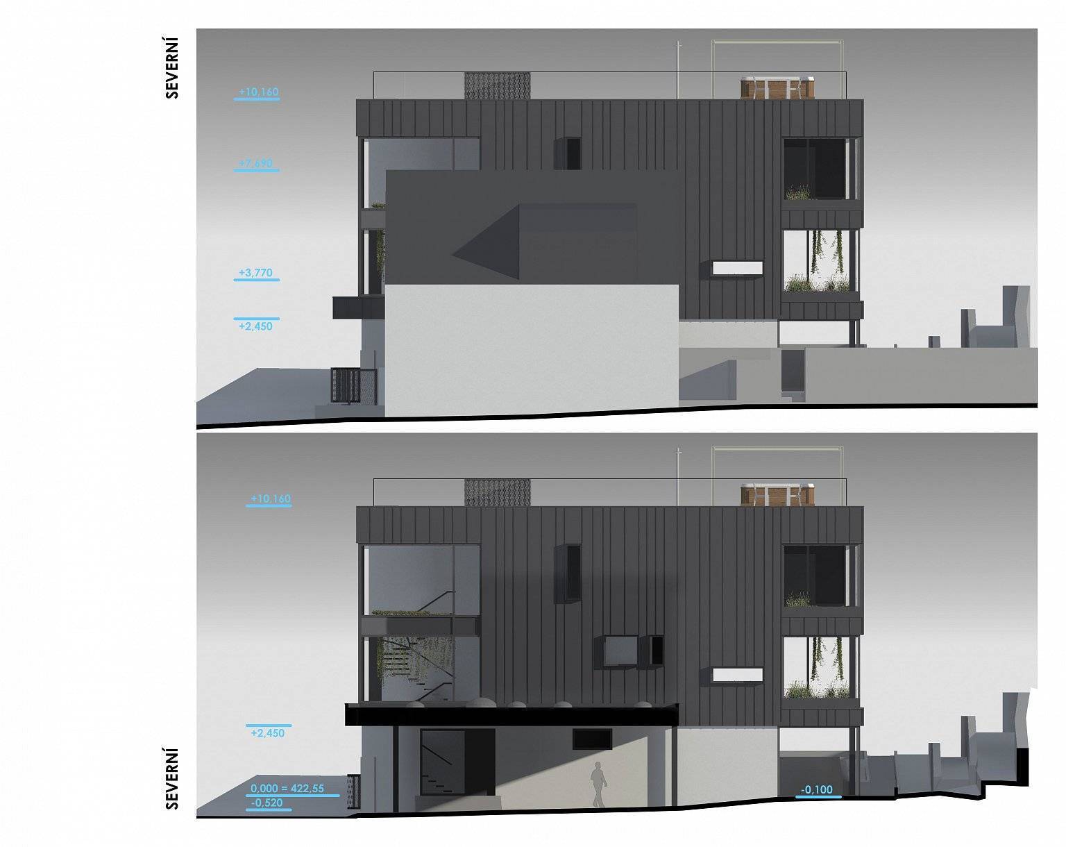 návrh domu, rekonstrukce, návrh budov, Liberec, Ruprechtice, dyzajn, design, projekt, studie, architekt, Vít Lopatovský