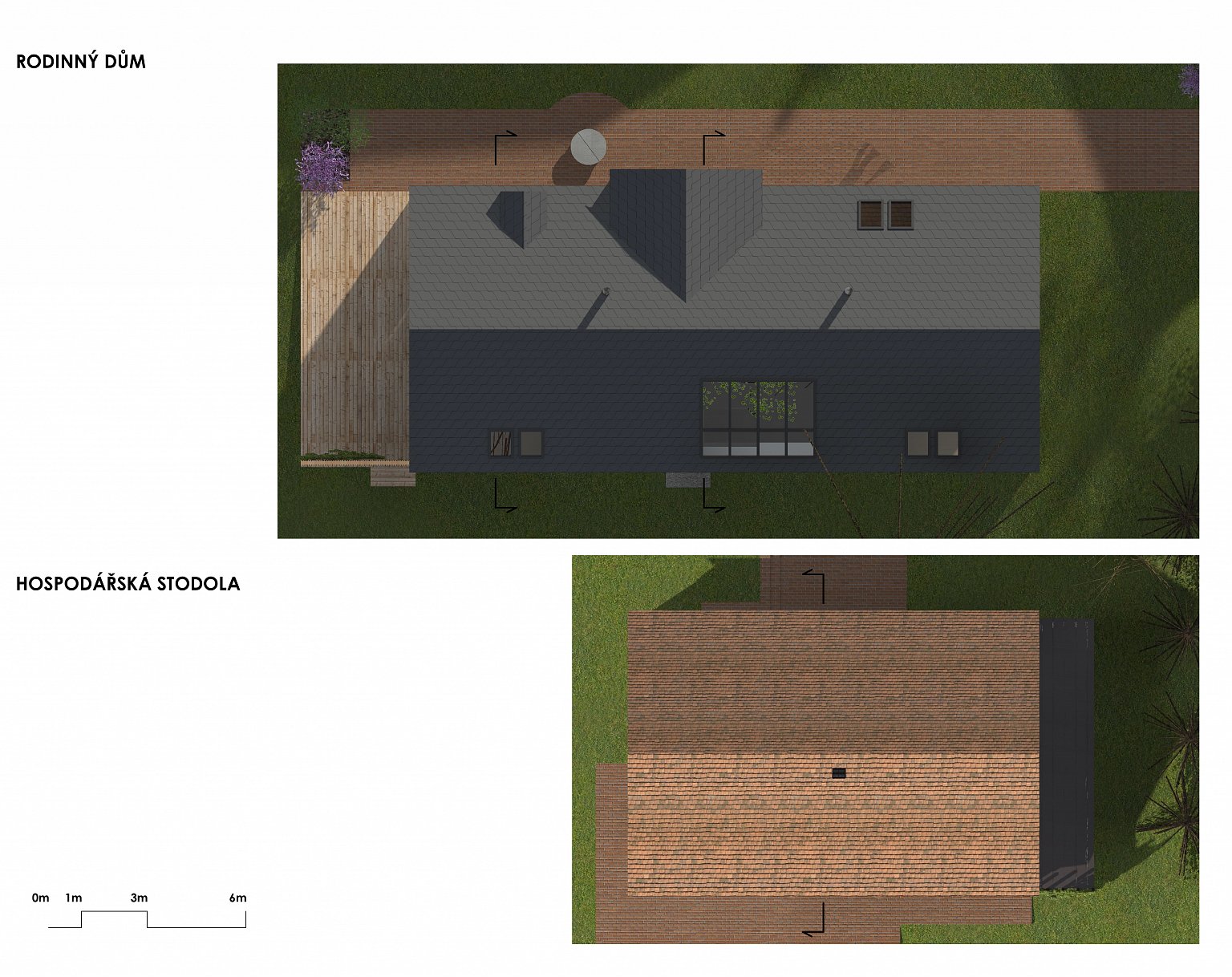 rekonstrukce, rodinný dům, stodola, návrh interiéru, návrh budovy, návrh domu, návrh zahrady, projekt, studie, architekt, Vít Lopatovský, Pertoltice