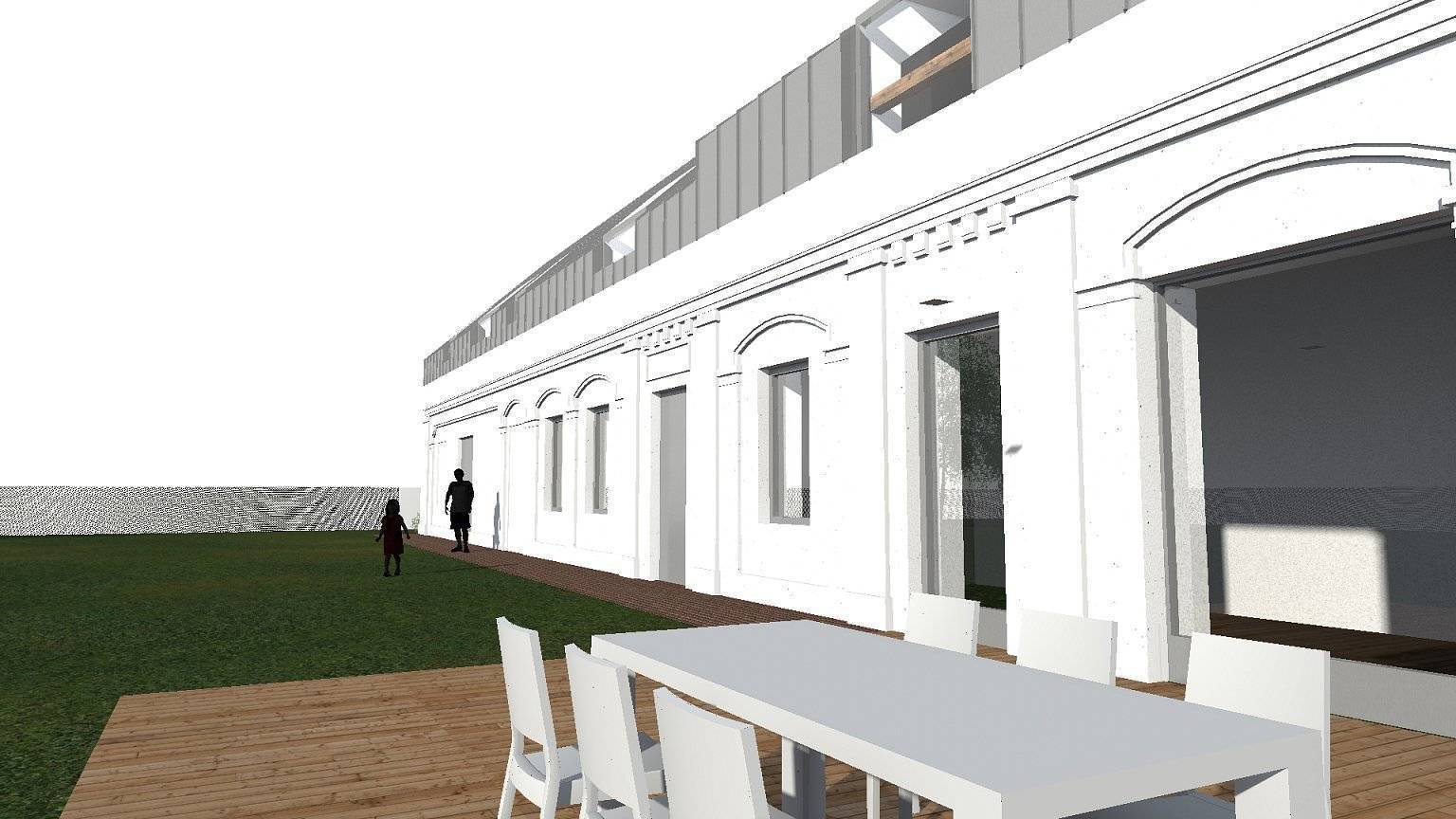 rekonstrukce, hospodářská stavba, stavení, bukovka, plzeň, architekt, návrh budov, návrh vzhledu, studie, projekt, Vít Lopatovský,