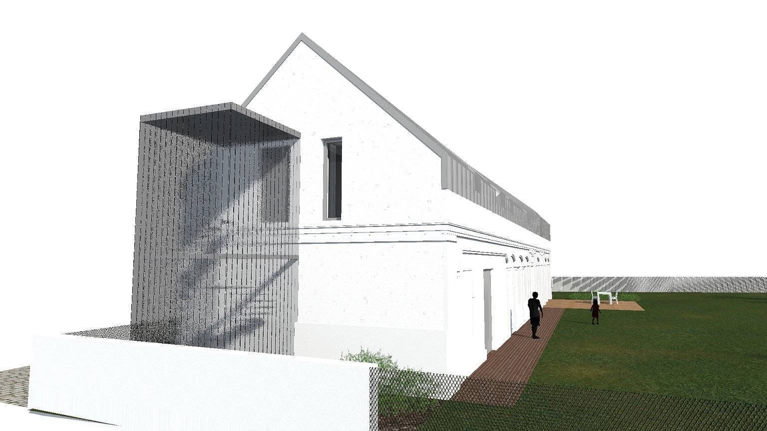 rekonstrukce, hospodářská stavba, stavení, bukovka, plzeň, architekt, návrh budov, návrh vzhledu, studie, projekt, Vít Lopatovský,
