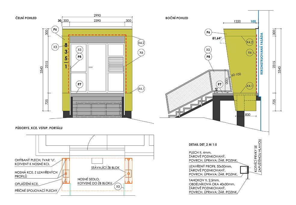 revitalizace, obvod domu, obvodový plášť, panelový dům, zateplení, fasáda, výměna oken, Liberec, návrh budov, studie, projekt, architekt, Vít Lopatovský,
