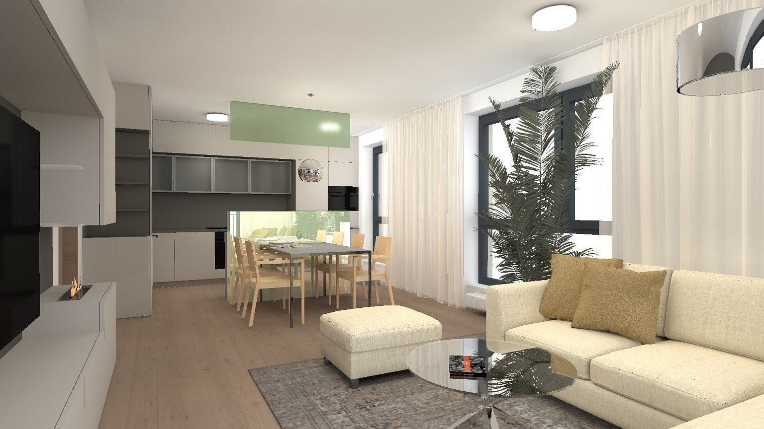 návrh interiéru, byt, Liberec, rekonstrukce bytu, interiér, vybavení, studie, projekt, návrh, architekt, Vít Lopatovský, Liberec