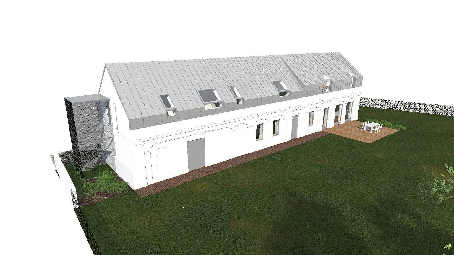 rekonstrukce, hospodářská stavba, stavení, bukovka, plzeň, architekt, návrh budov, návrh vzhledu, studie, projekt, Vít Lopatovský,