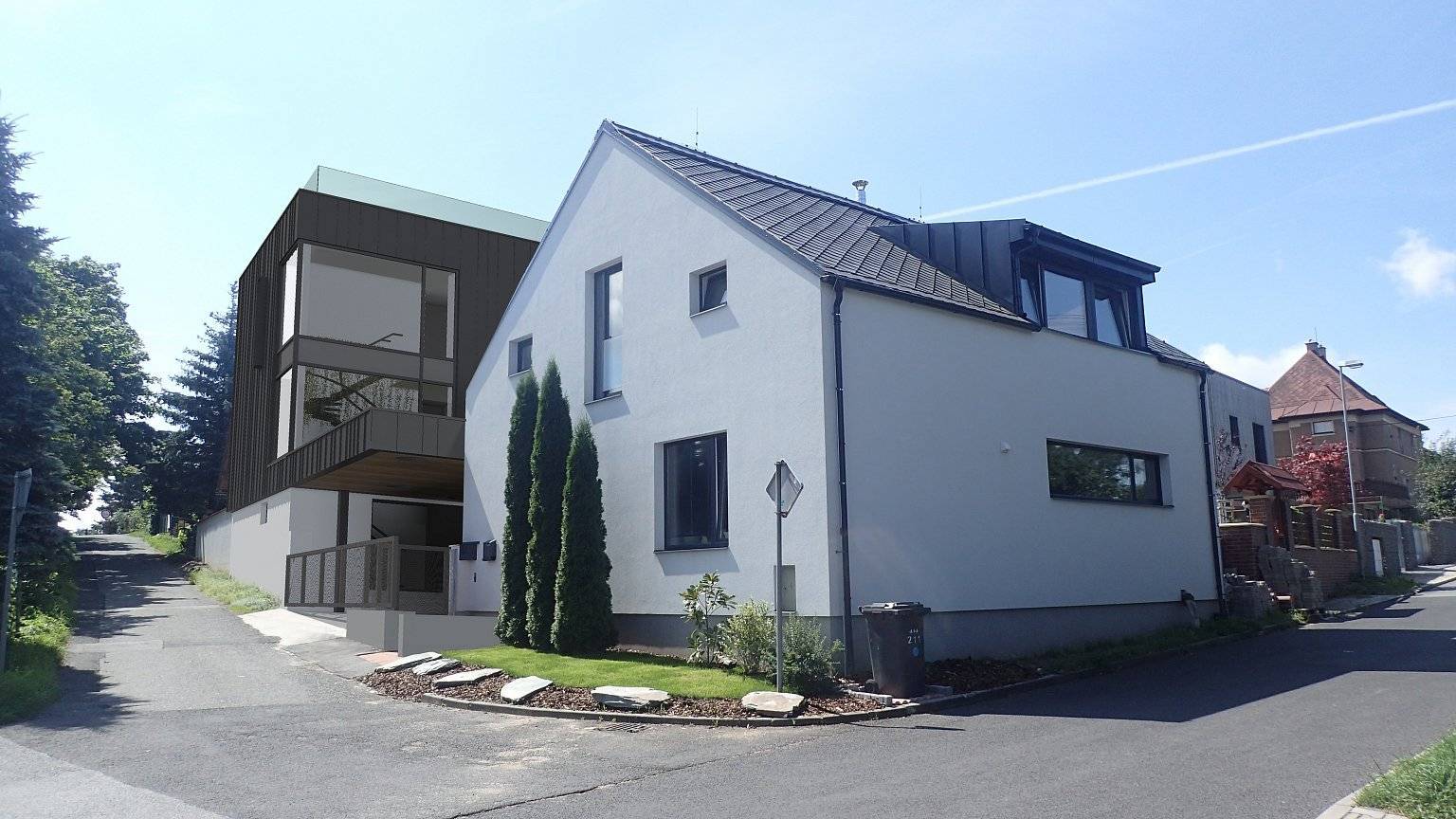 návrh domu, rekonstrukce, návrh budov, Liberec, Ruprechtice, dyzajn, design, projekt, studie, architekt, Vít Lopatovský