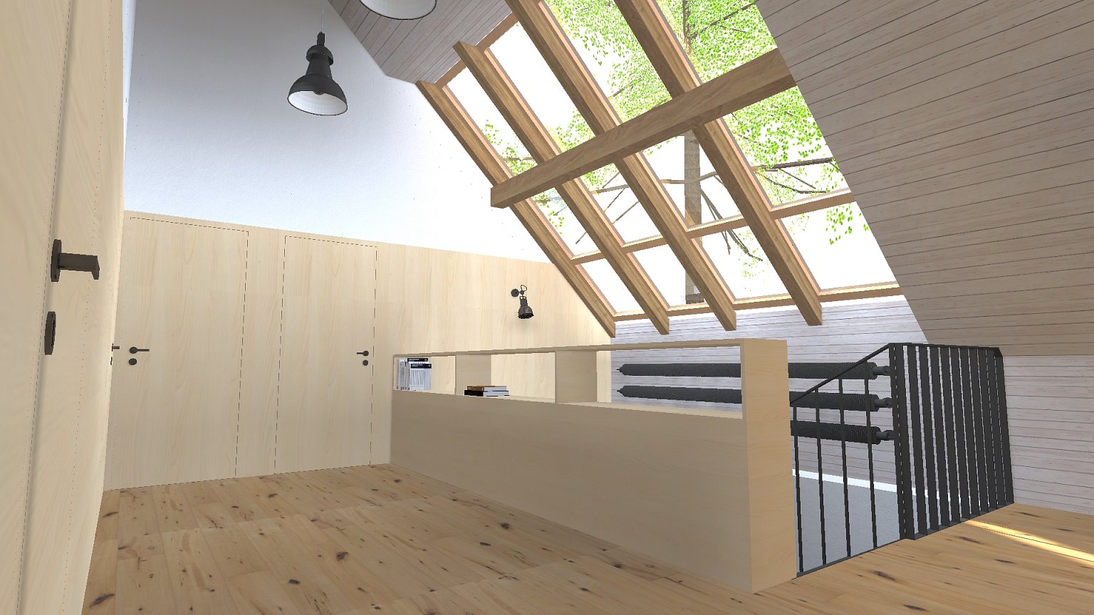 rekonstrukce, rodinný dům, stodola, návrh interiéru, návrh budovy, návrh domu, návrh zahrady, projekt, studie, architekt, Vít Lopatovský, Pertoltice