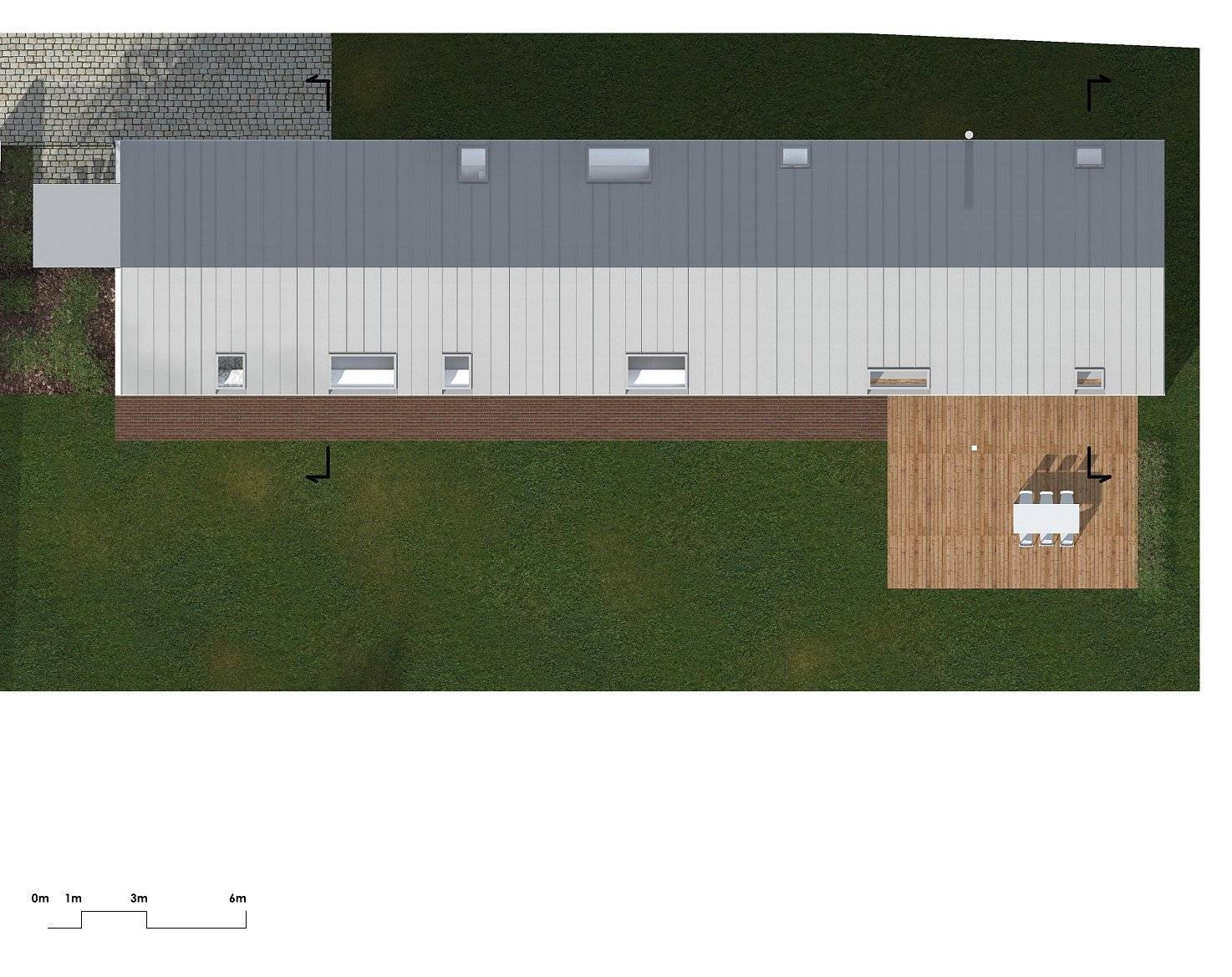 rekonstrukce, hospodářská stavba, stavení, bukovka, plzeň, architekt, návrh budov, návrh vzhledu, studie, projekt, Vít Lopatovský,