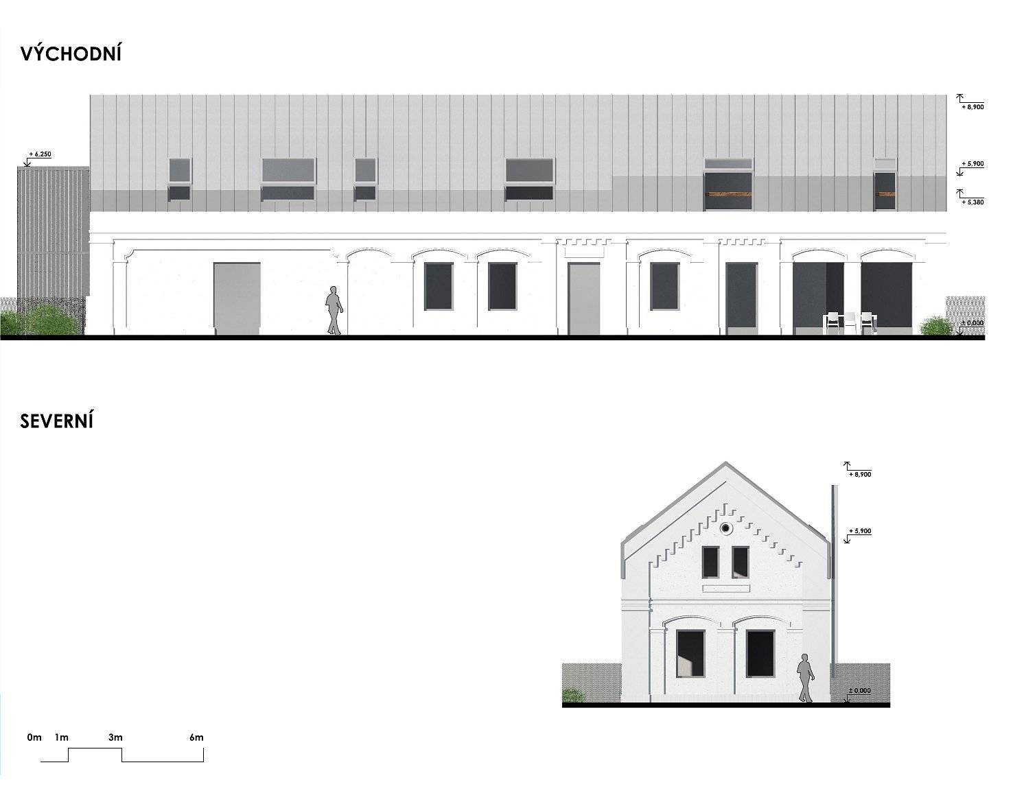 rekonstrukce, hospodářská stavba, stavení, bukovka, plzeň, architekt, návrh budov, návrh vzhledu, studie, projekt, Vít Lopatovský,