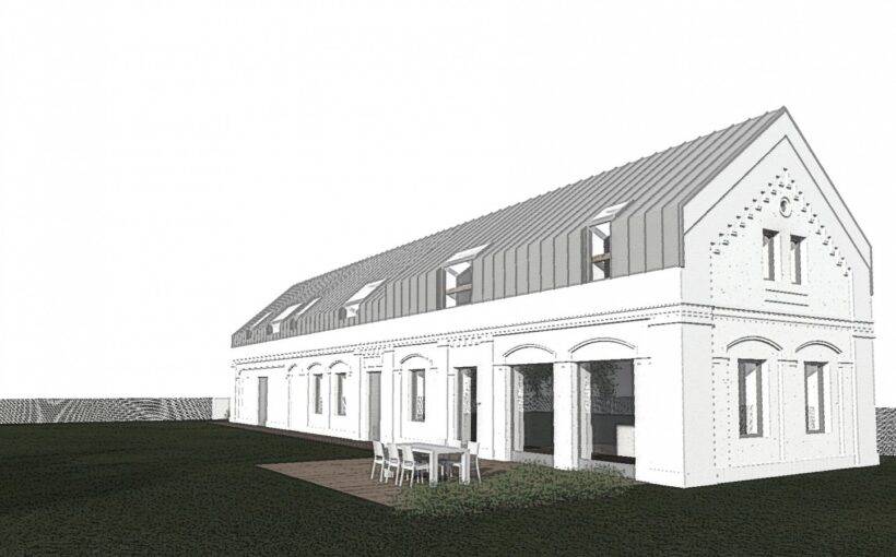 rekonstrukce, hospodářská stavba, stavení, bukovka, plzeň, architekt, návrh budov, návrh vzhledu, studie, projekt, Vít Lopatovský,