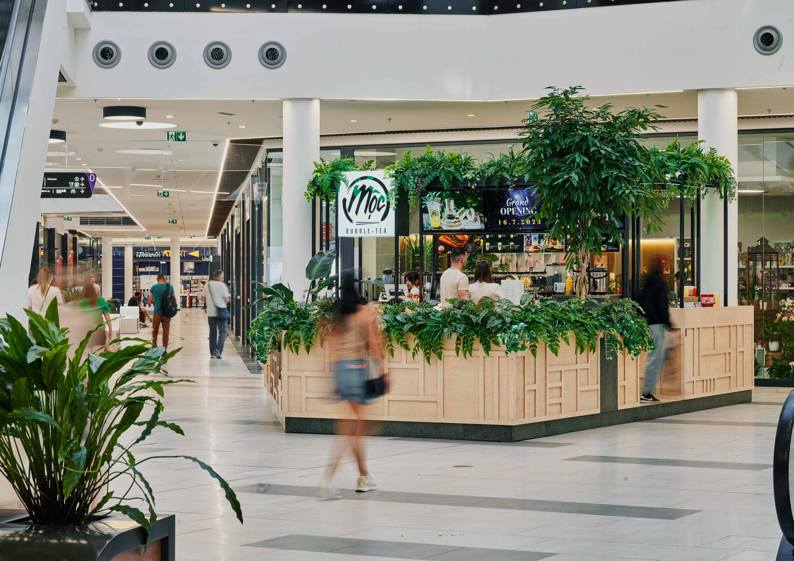 liberec, návrh interiéru, gastro, občerstvení, bubbletea, kavárna, obchodní centrum, architekt, studie, realizace, vít lopatovský