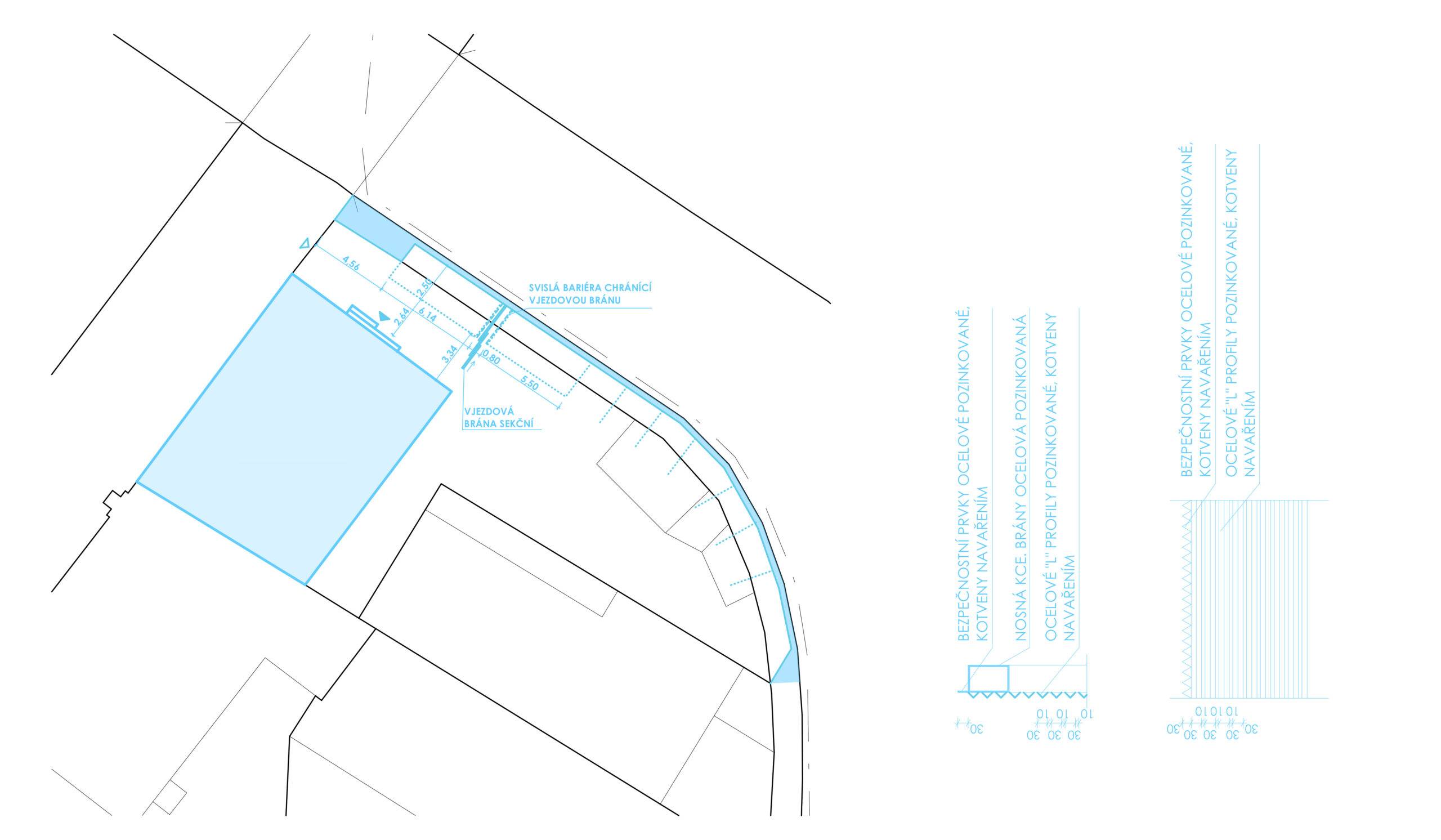Liberec, architekt, architektonická studie, rekonstrukce, polyfunkční dům, bytový dům, návrh, parkoviště, exteriér, interiér, fasáda