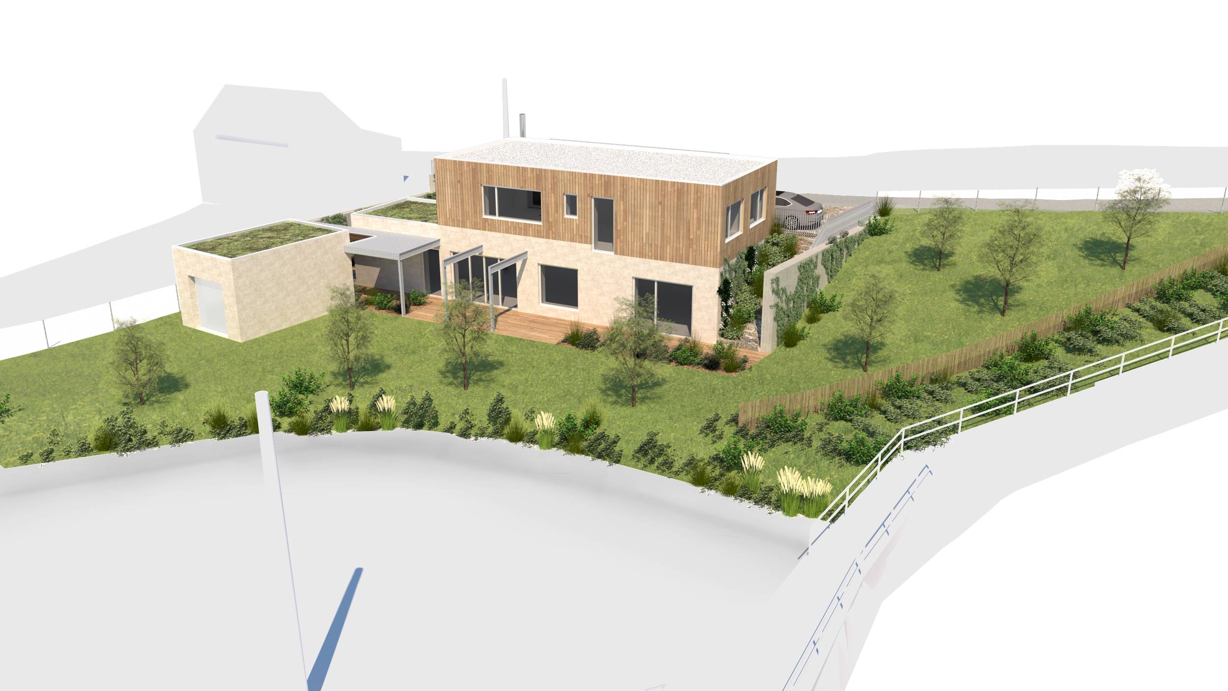návrh budov, novostavba, rodinný dům, rd, návrh zahrady, návrh venkovních prostor, studie, architekt, projekt, Vít Lopatovský, Frýdek-Místek, Staříč