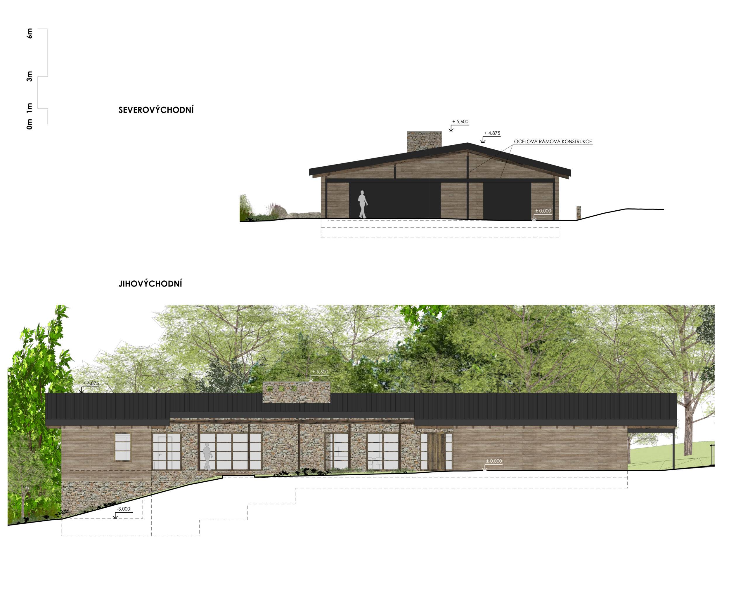 návrh budov, novostavba, rodinný dům, RD, návrh zahrady, návrh venkovních prostor, studie, architekt, projekt, Vít Lopatovský, Dvůr Králové nad Labem, Lanžov