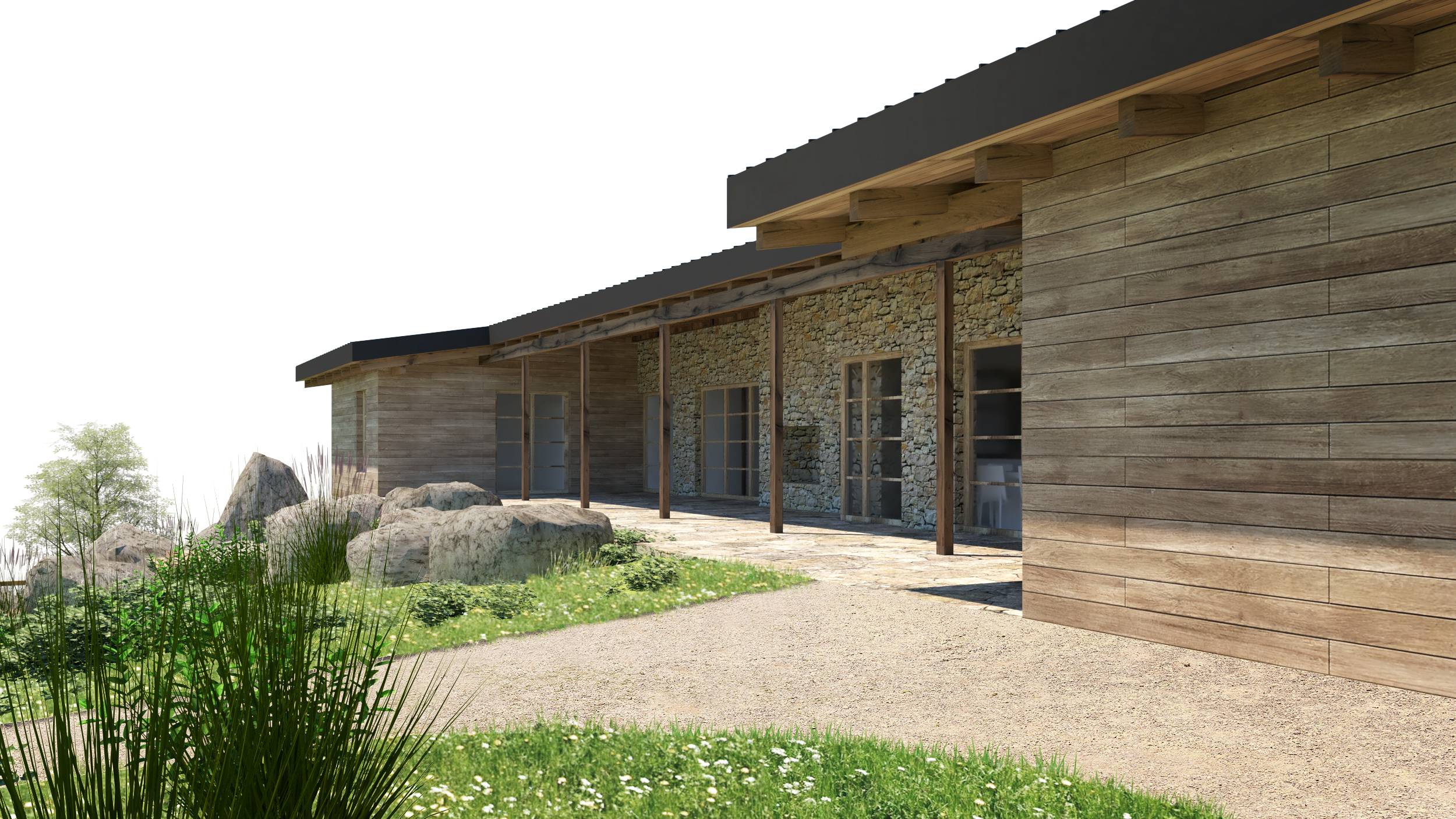 návrh budov, novostavba, rodinný dům, RD, návrh zahrady, návrh venkovních prostor, studie, architekt, projekt, Vít Lopatovský, Dvůr Králové nad Labem, Lanžov