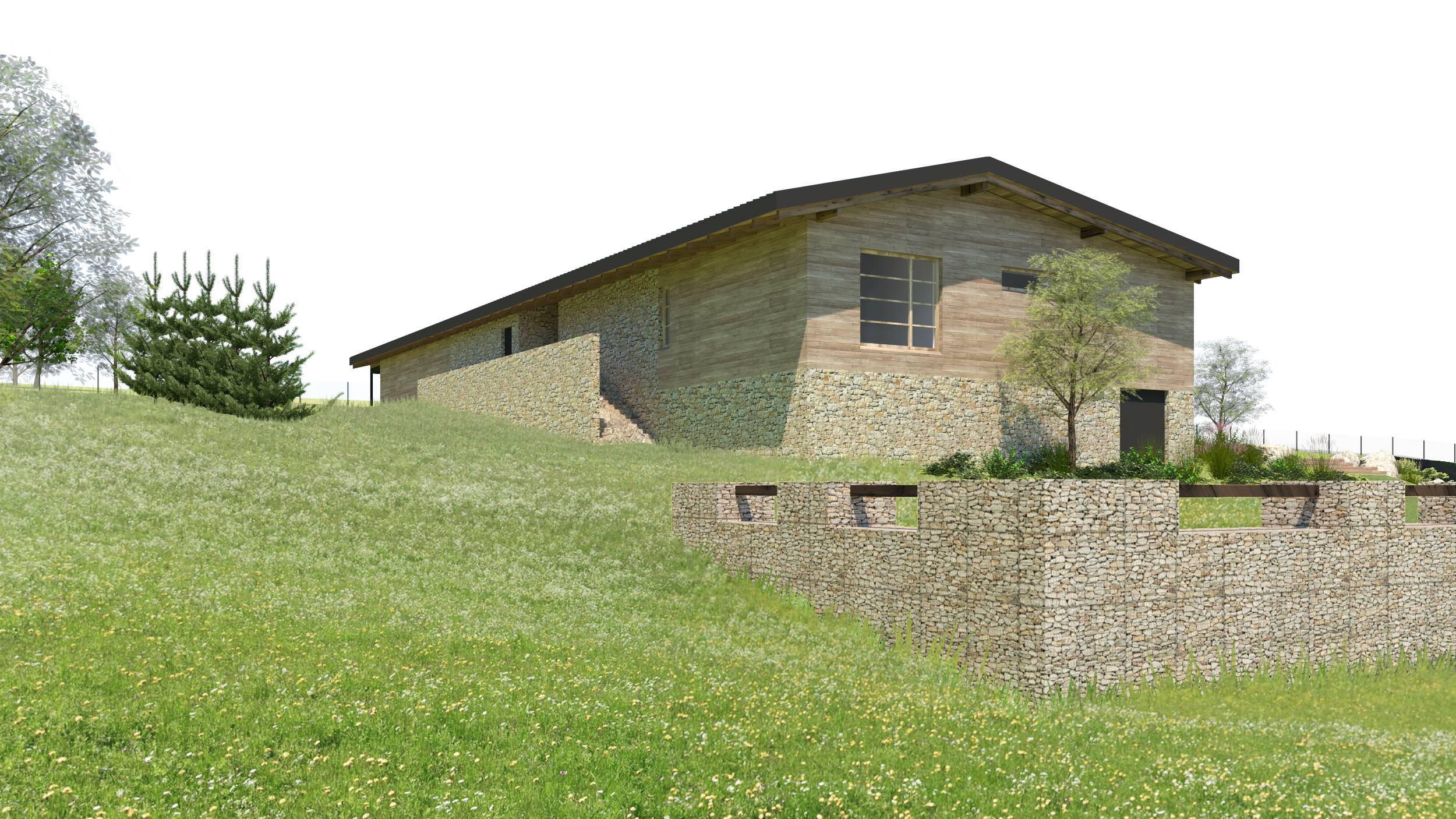 návrh budov, novostavba, rodinný dům, RD, návrh zahrady, návrh venkovních prostor, studie, architekt, projekt, Vít Lopatovský, Dvůr Králové nad Labem, Lanžov