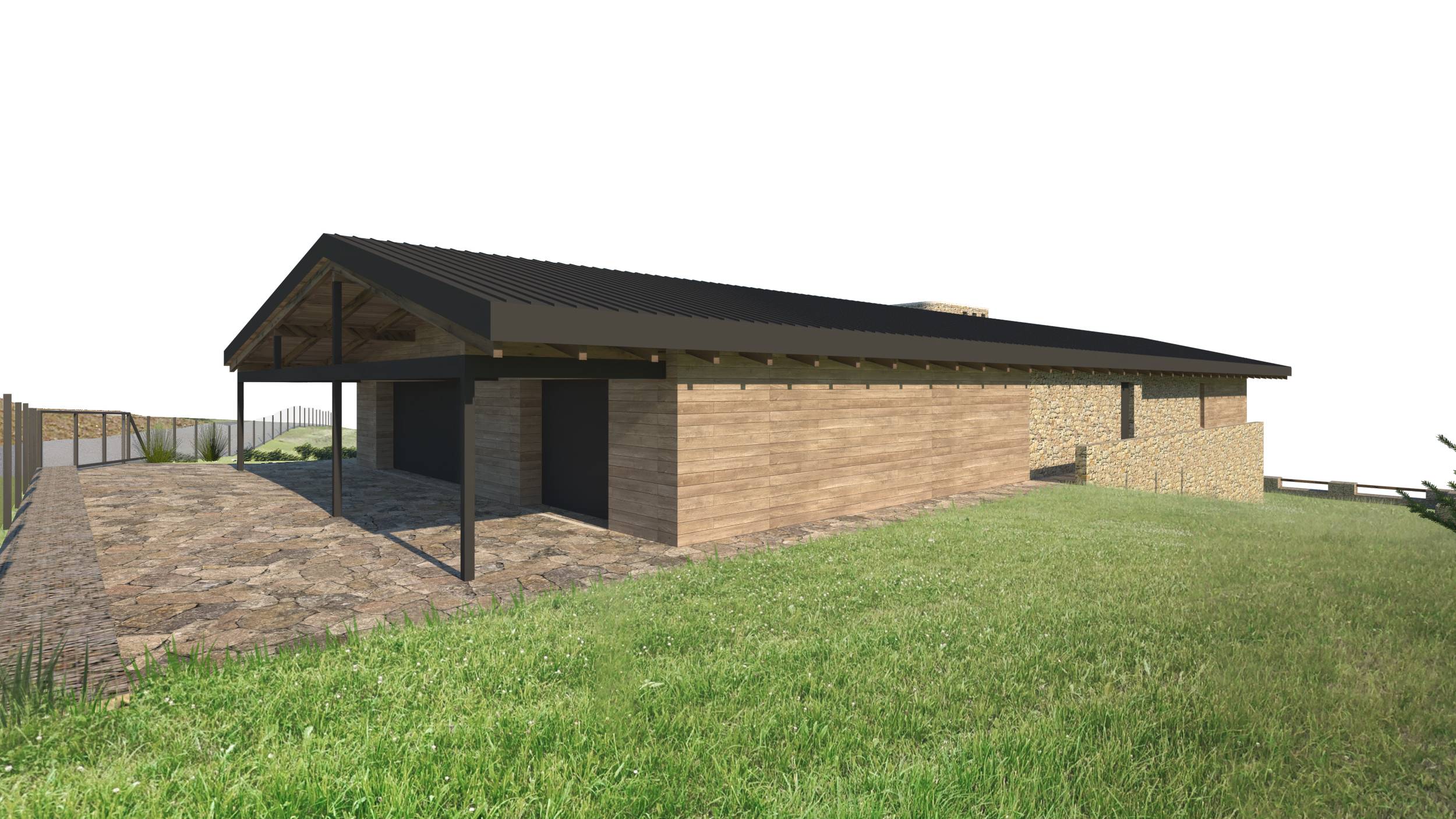 návrh budov, novostavba, rodinný dům, RD, návrh zahrady, návrh venkovních prostor, studie, architekt, projekt, Vít Lopatovský, Dvůr Králové nad Labem, Lanžov