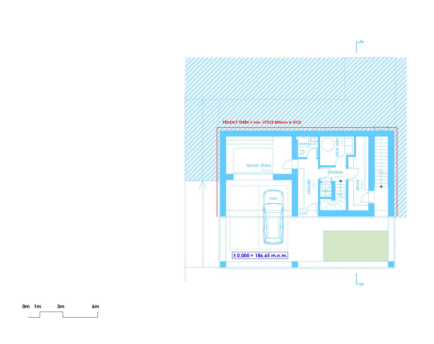 návrh budov, novostavba, rodinný dům, rd, návrh zahrady, návrh venkovních prostor, studie, architekt, projekt, Vít Lopatovský, Vetlá