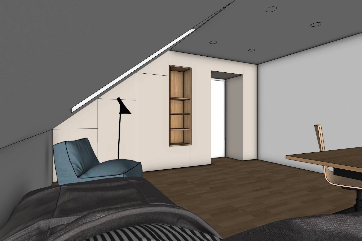 návrh venkovních prostor. zahrada, exteriér, studie, vít lopatovský, architekt, projekt, 3d, model, petřvald, frýdek-místek, interiér, rekonstrukce