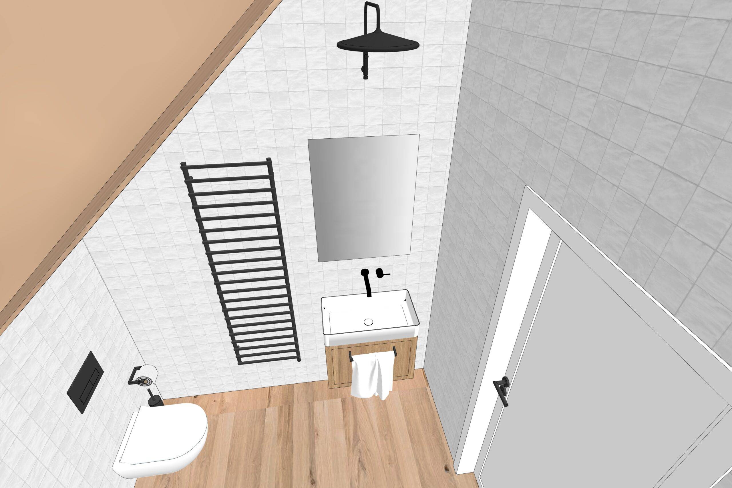 návrh domu, návrh zahrady, architektonická studie, projekt, návrh, Hradištko, chata, novostavba, interiér, Vít Lopatovský