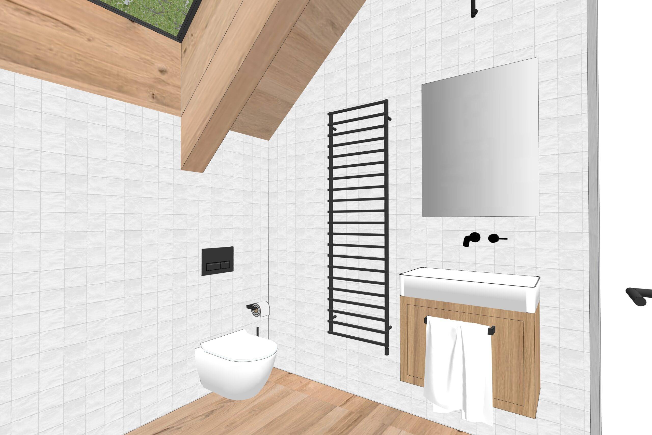návrh domu, návrh zahrady, architektonická studie, projekt, návrh, Hradištko, chata, novostavba, interiér, Vít Lopatovský