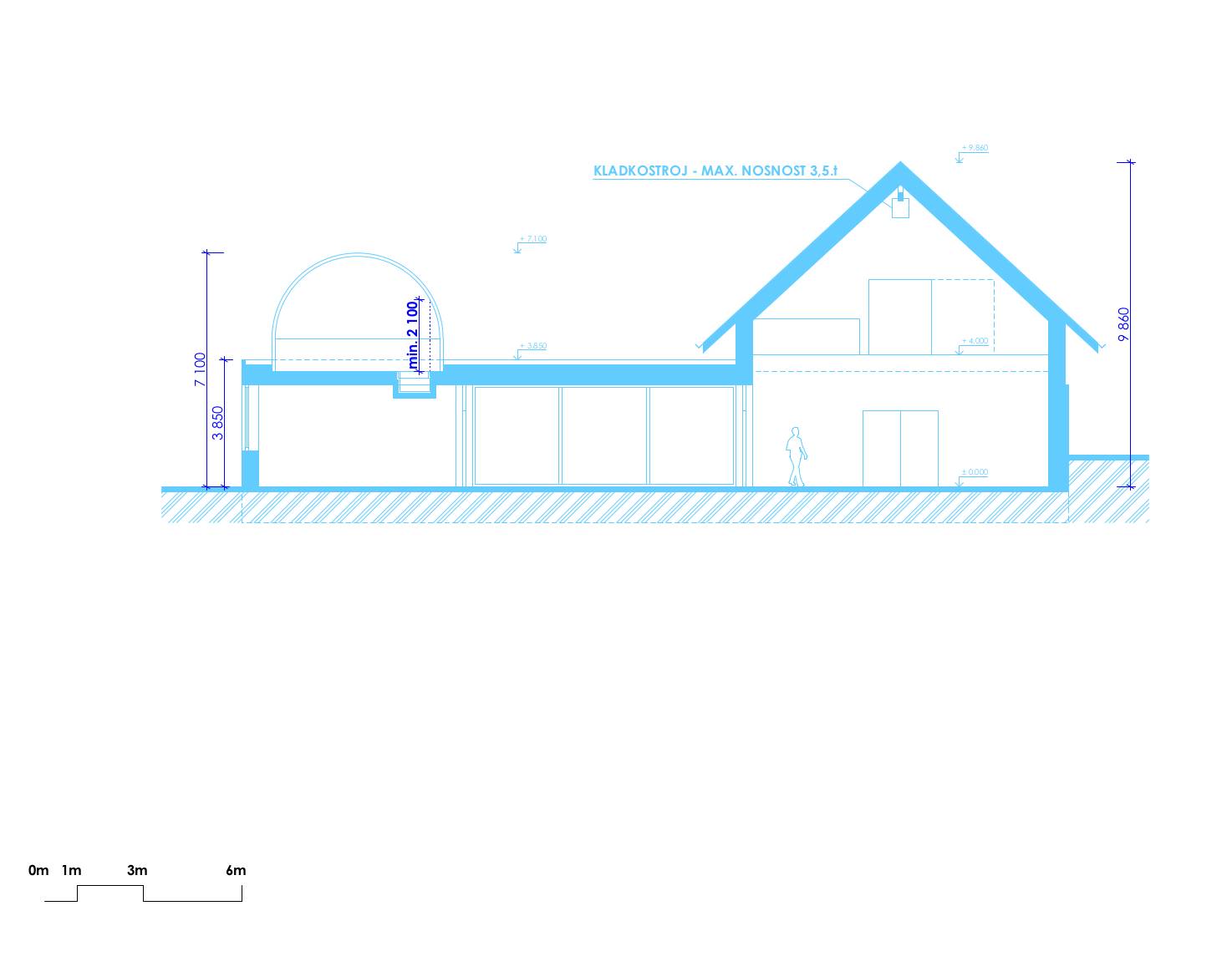 návrh domu, návrh zahrady, návrh areálu, architektonická studie, projekt, návrh, Javornice, stodola, novostavba, hvězdárna, Vít Lopatovský