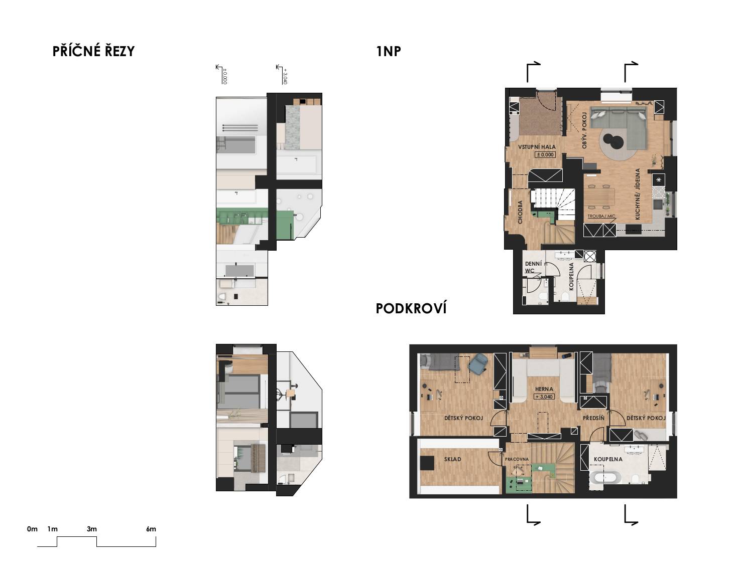 návrh venkovních prostor. zahrada, exteriér, studie, vít lopatovský, architekt, projekt, 3d, model, petřvald, frýdek-místek, interiér, rekonstrukce