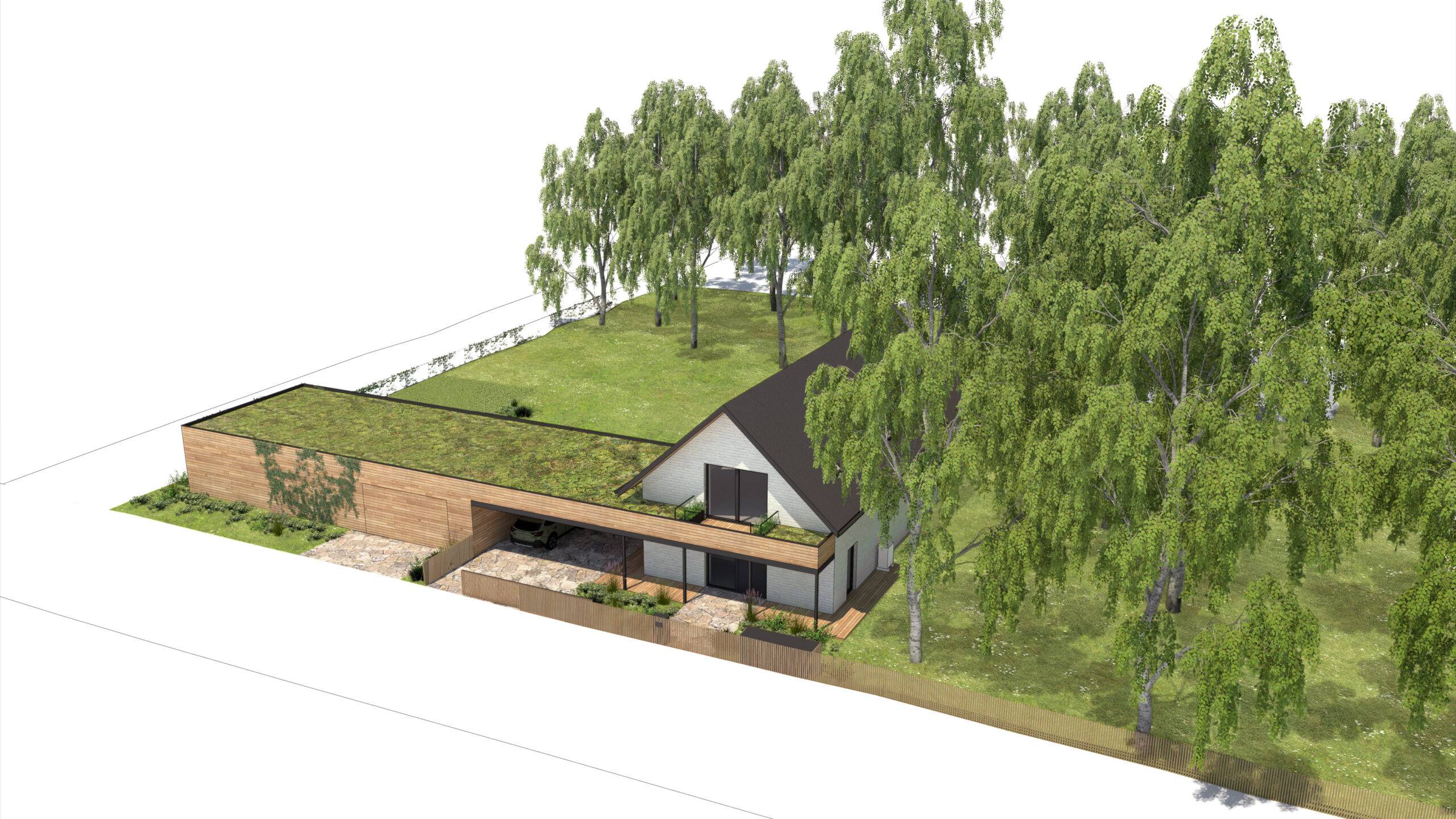 návrh domu, návrh zahrady, architektonická studie, projekt, návrh, Hradištko, chata, novostavba, interiér, Vít Lopatovský