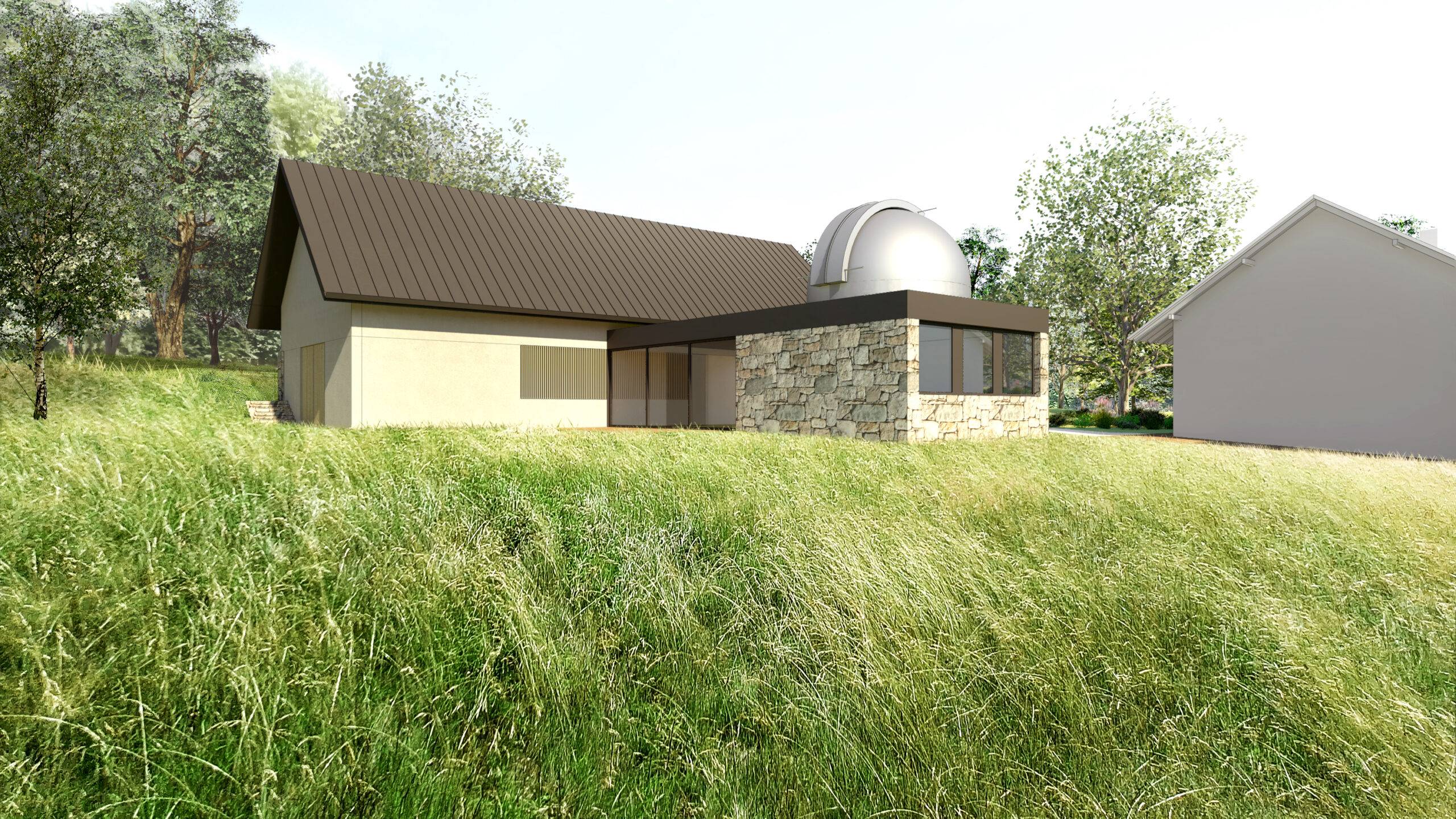 návrh domu, návrh zahrady, návrh areálu, architektonická studie, projekt, návrh, Javornice, stodola, novostavba, hvězdárna, Vít Lopatovský