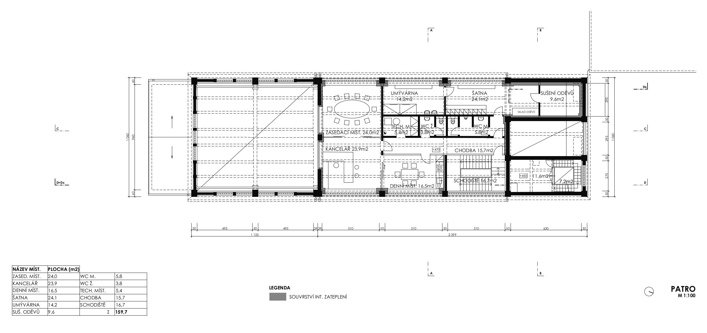 návrh domu, interiér, architektonická studie, projekt, návrh, Tanvald, rekonstrukce, elektrárna, Vít Lopatovský