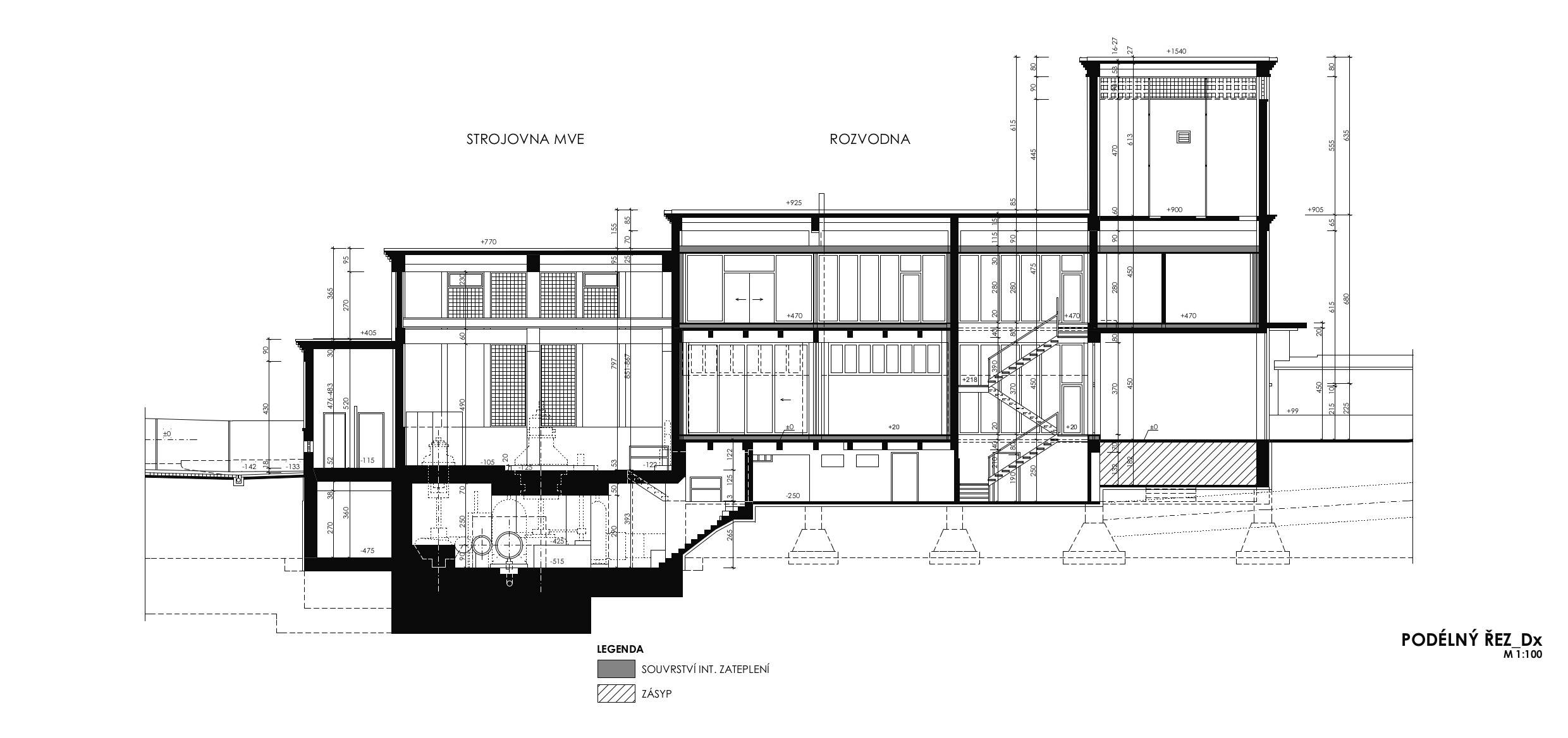 návrh domu, interiér, architektonická studie, projekt, návrh, Tanvald, rekonstrukce, elektrárna, Vít Lopatovský