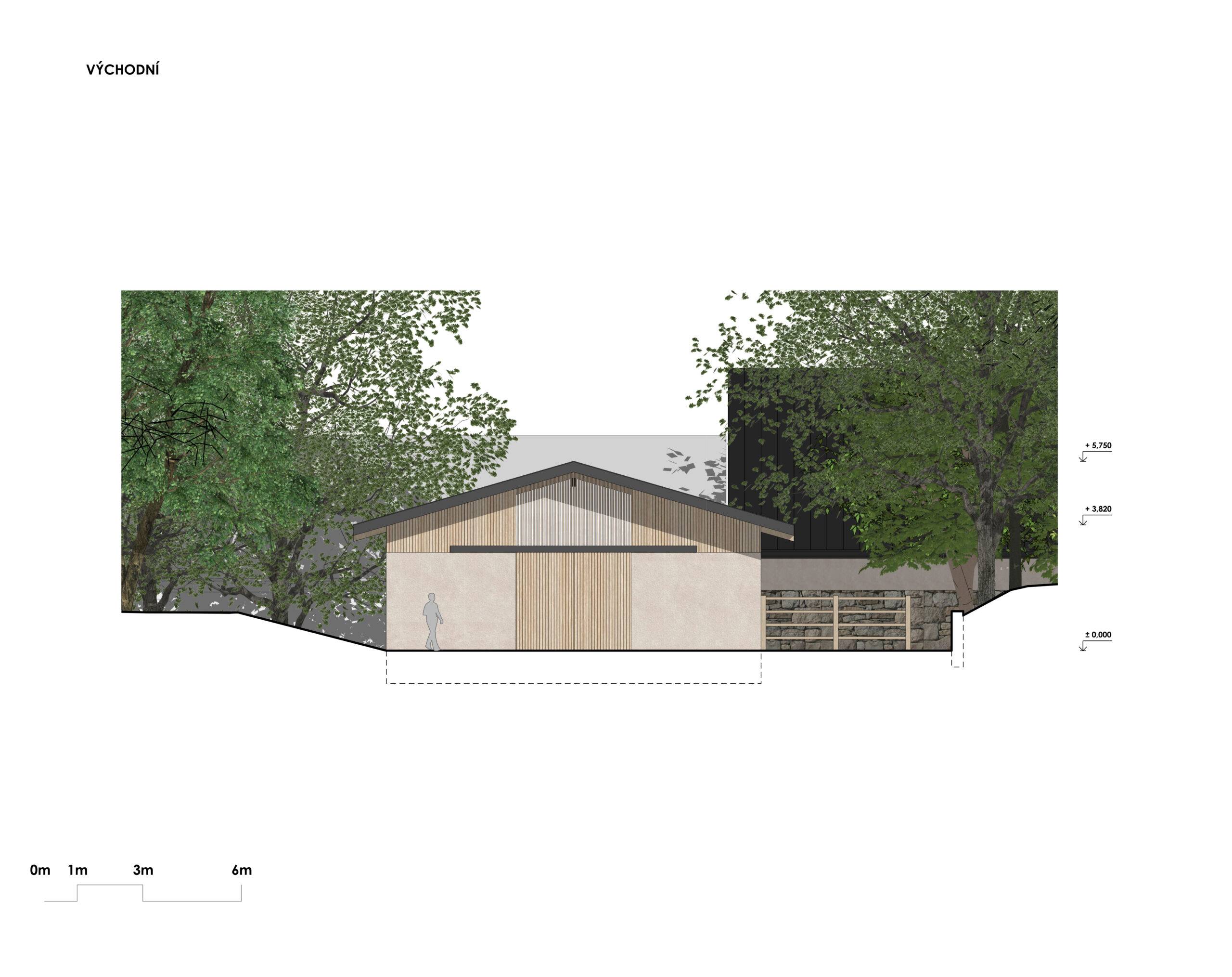 návrh domu, návrh zahrady, návrh areálu, architektonická studie, projekt, návrh, Javornice, stodola, novostavba, hvězdárna, Vít Lopatovský