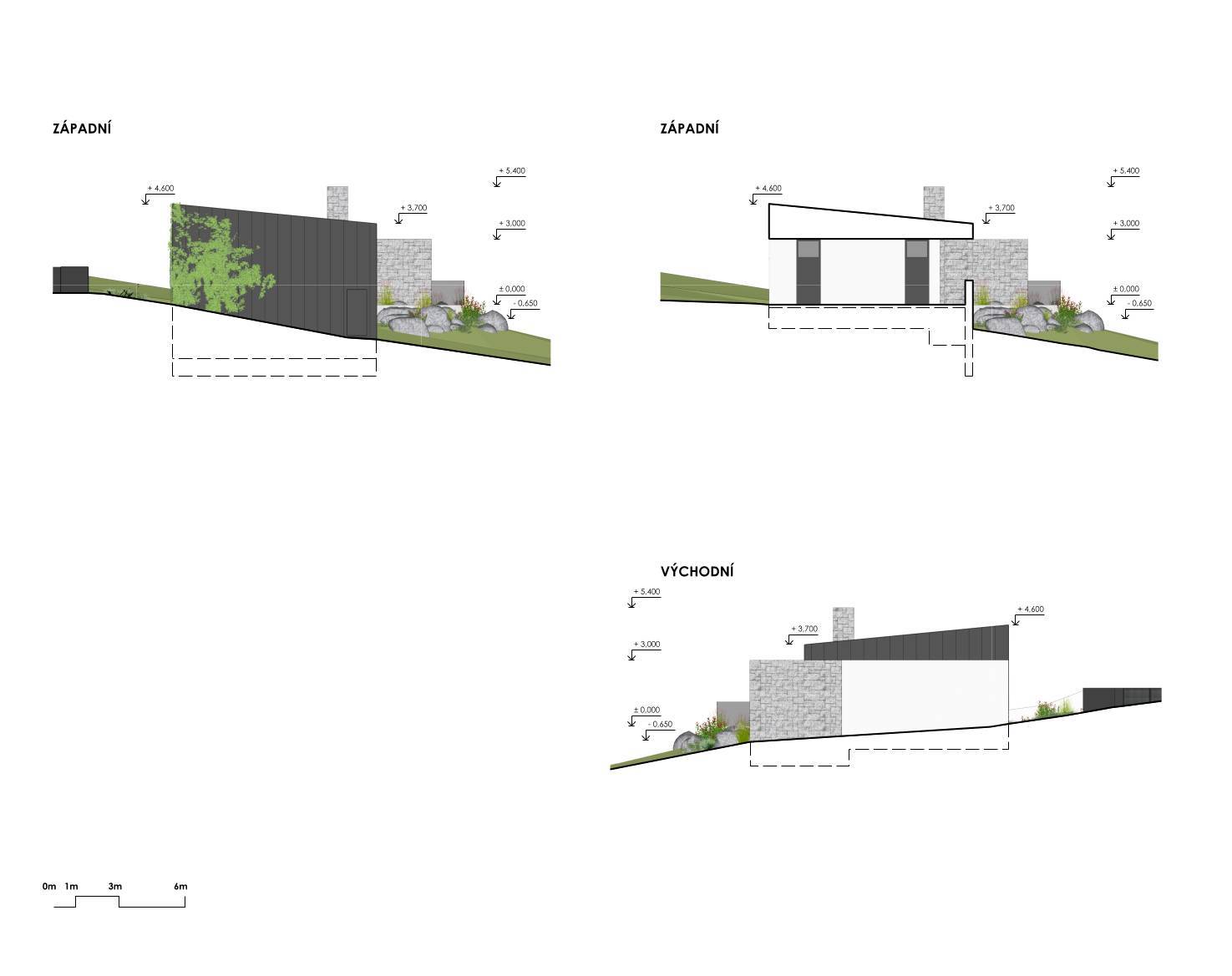 návrh domu, návrh zahrady, architektonická studie, projekt, návrh, Liberec, RD, rodinný dům, novostavba, interiér, Vít Lopatovský, architekt