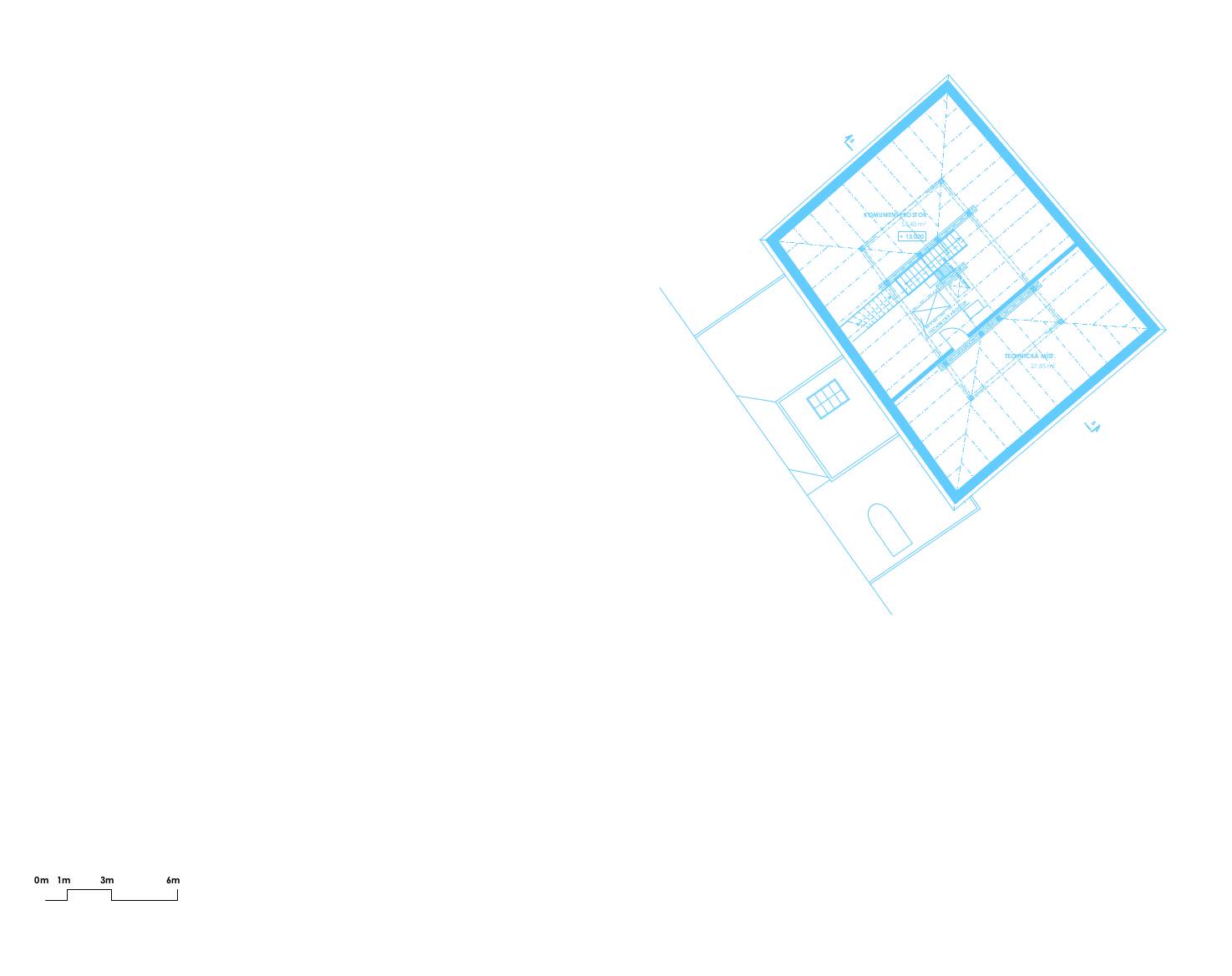 návrh domu, architektonická studie, soutěž, projekt, návrh, Frýdlant, rekonstrukce, administrativní budova, Vít Lopatovský, architekt