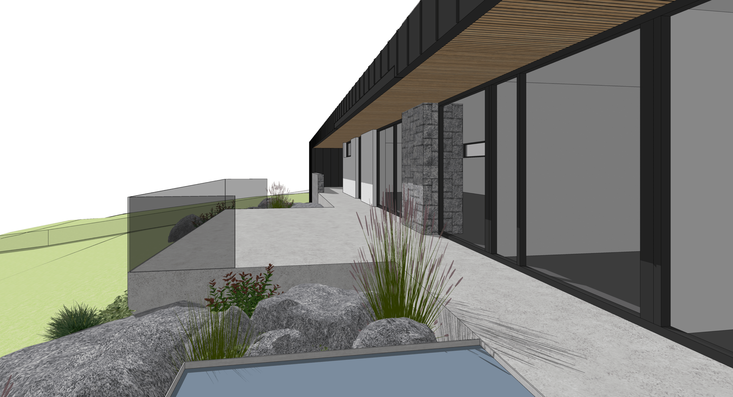 návrh domu, návrh zahrady, architektonická studie, projekt, návrh, Liberec, RD, rodinný dům, novostavba, interiér, Vít Lopatovský, architekt