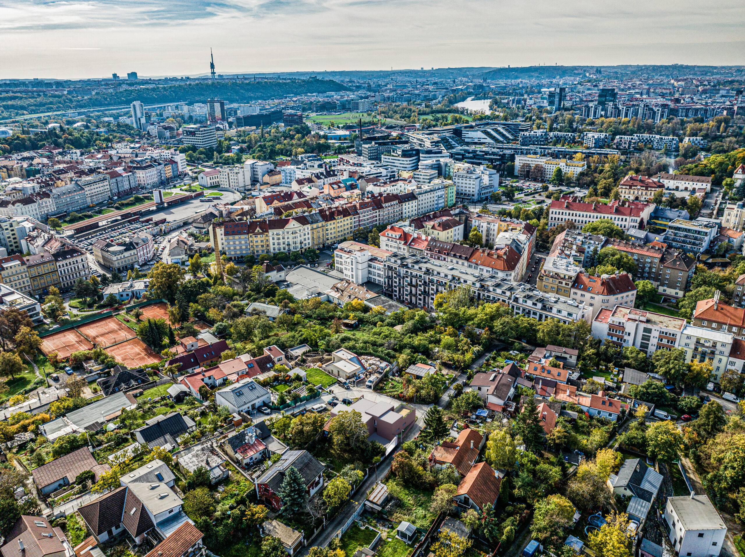 návrh domu, návrh zahrady, architektonická studie, projekt, návrh, Praha, Libeň, RD, novostavba, rodinný dům, Vít Lopatovský, architekt