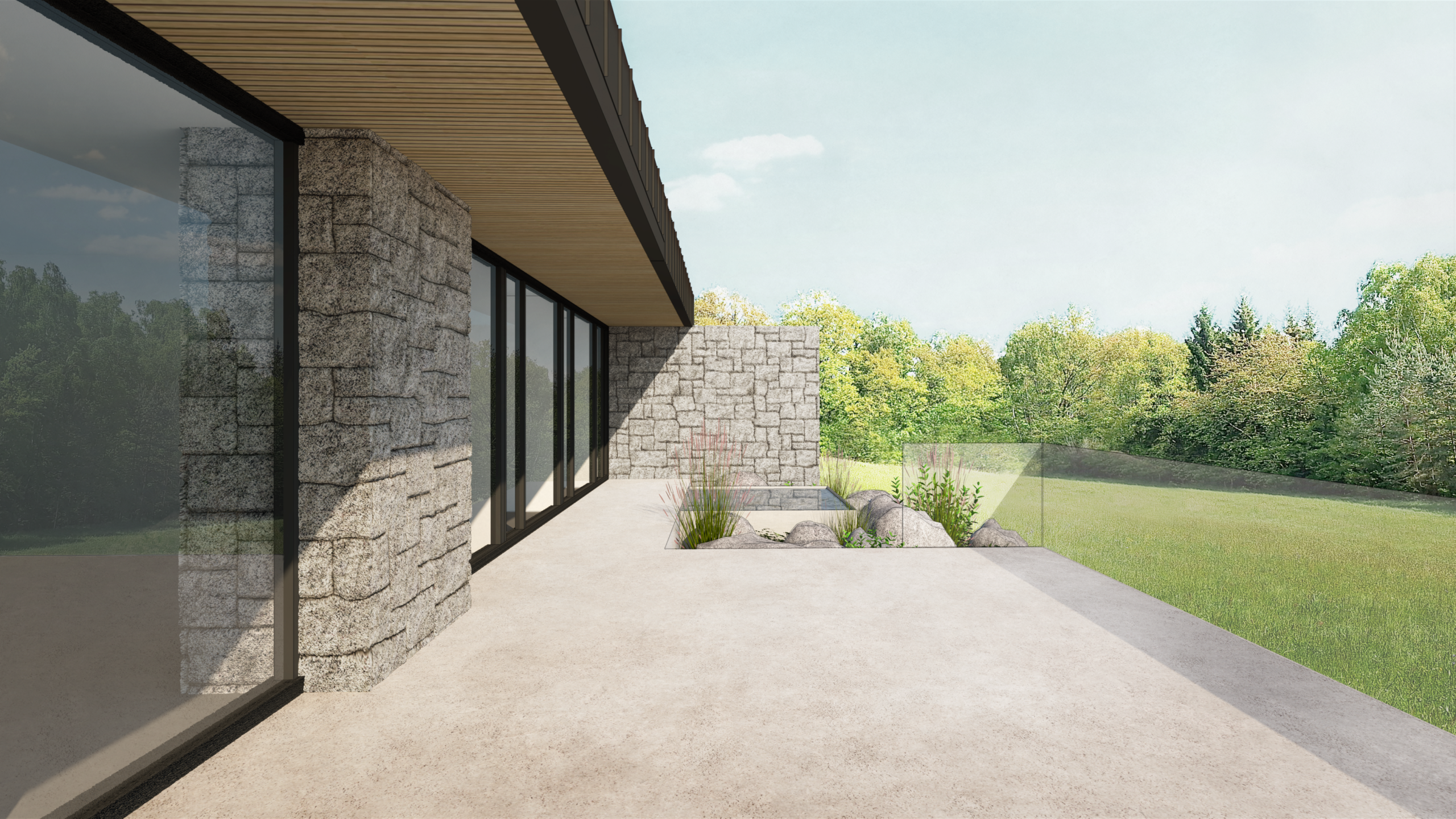 návrh domu, návrh zahrady, architektonická studie, projekt, návrh, Liberec, RD, rodinný dům, novostavba, interiér, Vít Lopatovský, architekt