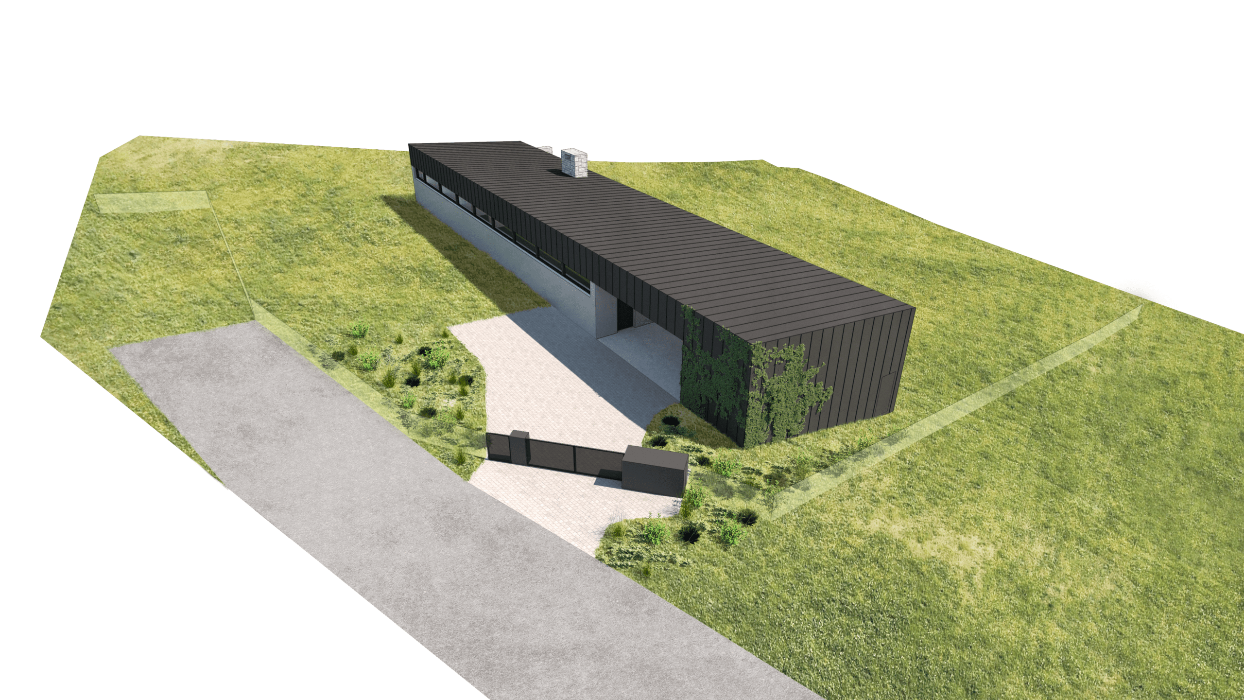 návrh domu, návrh zahrady, architektonická studie, projekt, návrh, Liberec, RD, rodinný dům, novostavba, interiér, Vít Lopatovský, architekt